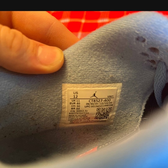 Jordan 4 university blue - Picture 5 of 10